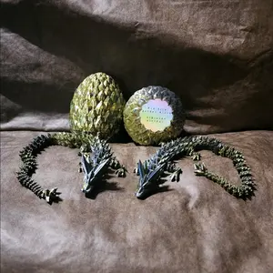 Medium Size Crystal Dragon Figurine Decor Gift Realistic 3D