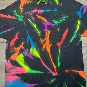 Rainbow reversed tie dyed Tshirt