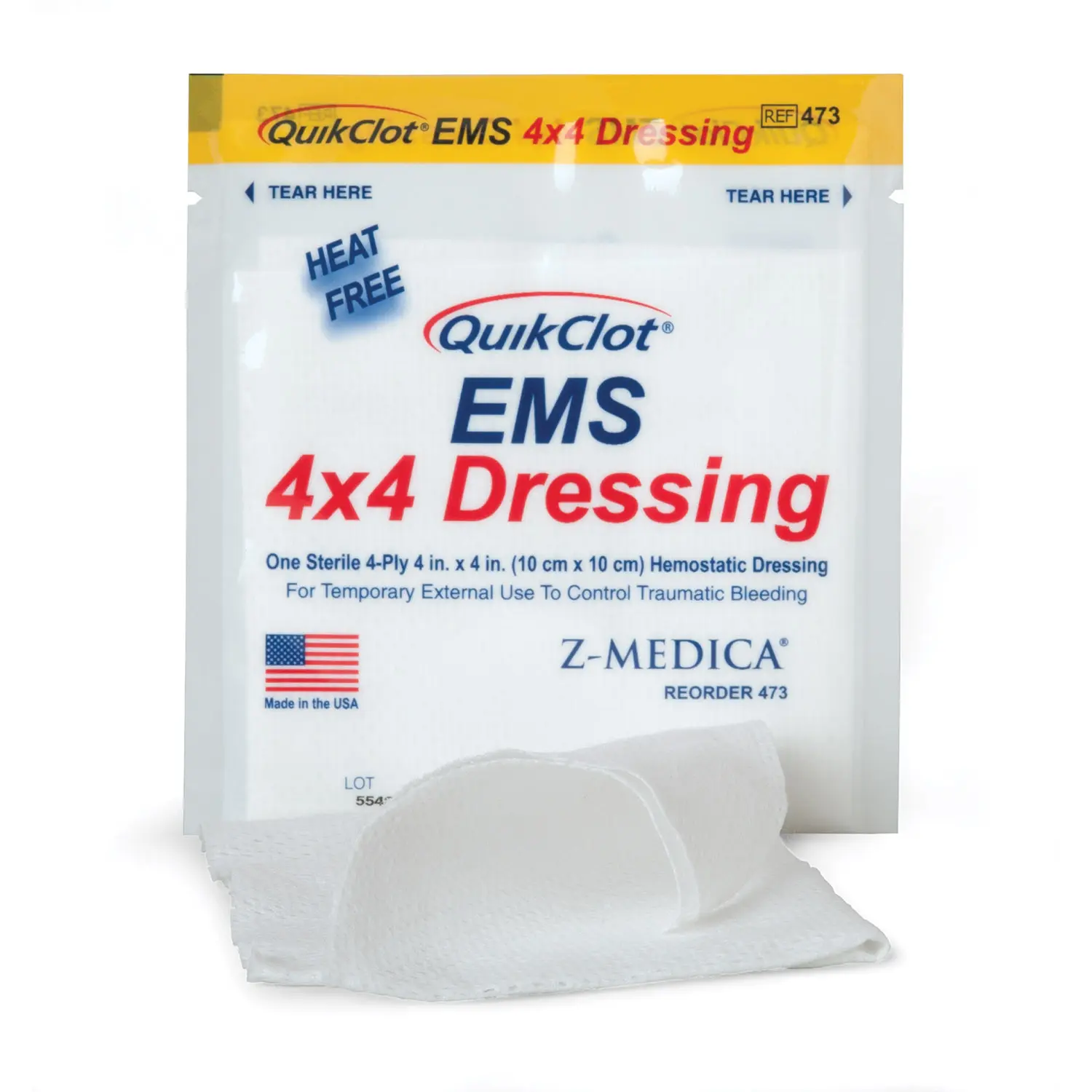 QuikClot 4x4 EMS Gauze