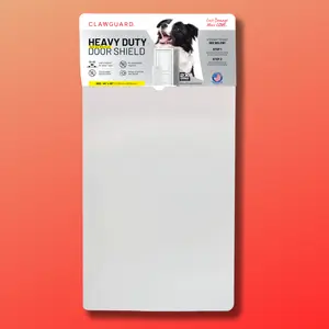 CLAWGUARD: Heavy Duty Door Shields - Protection From Pet Scratching