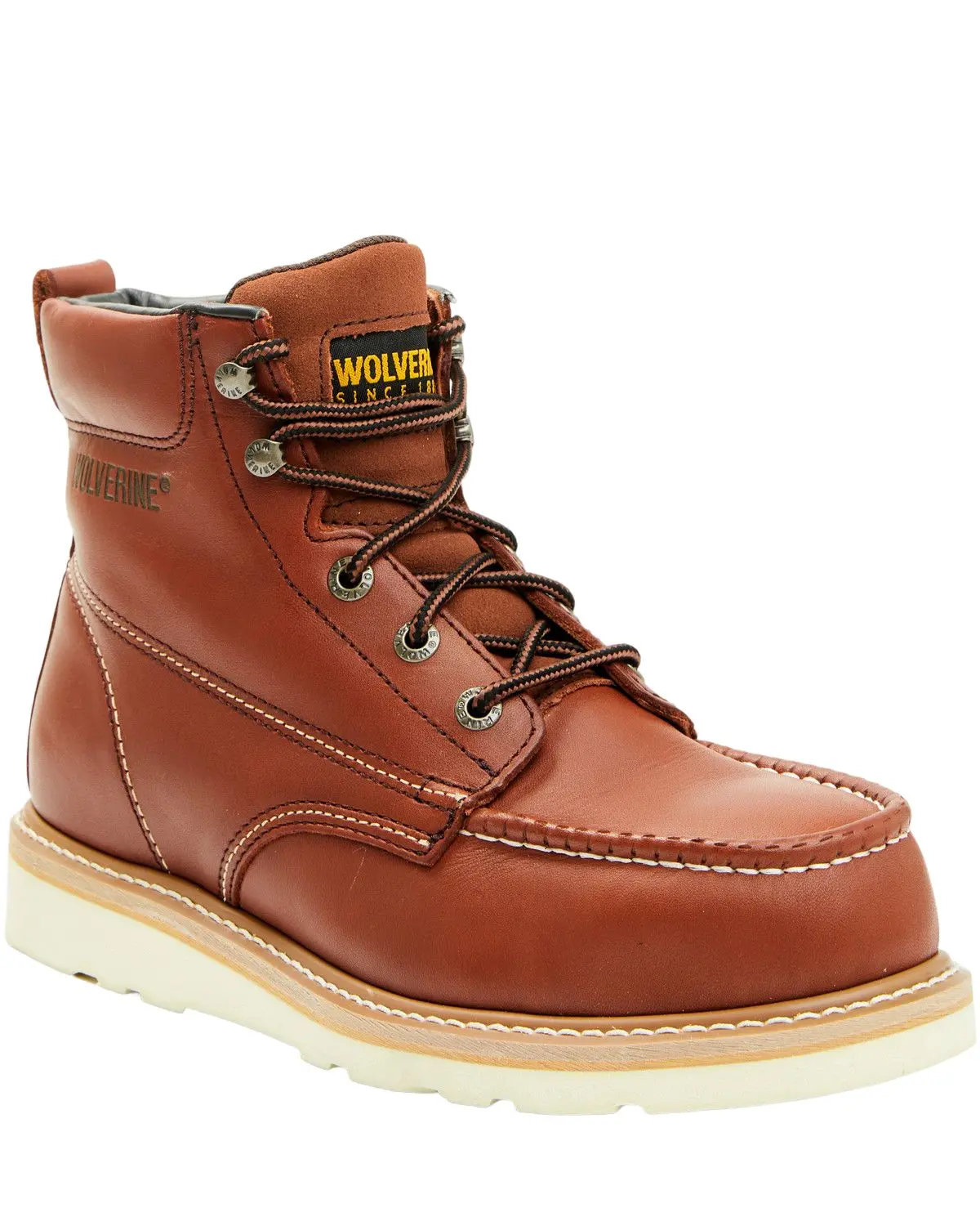Wolverine Men's Men'S 6" Moc Toe Wedge Work Boot Steel - W13193