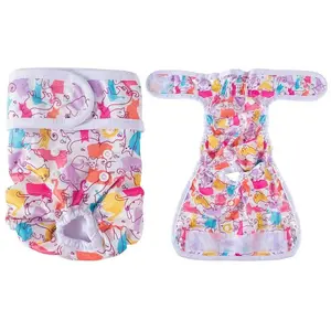 Reusable Dog Diapers for Female Dogs, Strong Absorbency, Easy Install with Velcro, Comfortable Pet Care, Durable Hygienic Design