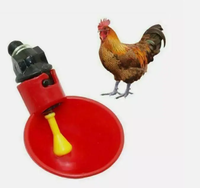 Fully Automatic Plastic Poultry Drinking Cups, Farm Animal Waterers for Chickens, Quails, Feeding Tools & Feeders