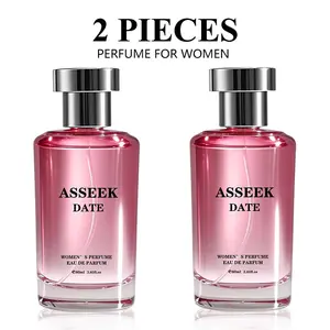 ASSEEK Women's Perfume,【 2 pieces 】 Long Lasting Floral Fruity Fragrance with Sicilian Mandarin, Jasmine Absolute & Amber, Daily Scented Perfume, 2.71oz (80ml)