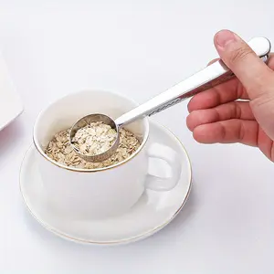 Stainless Steel Coffee Measuring Spoon Multi-purpose Food Sealing Clip Seasoning Spoon Milk Powder Measuring Spoon