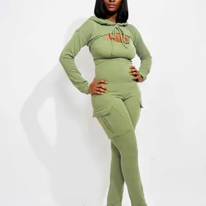 2PC ARMY JUMPER