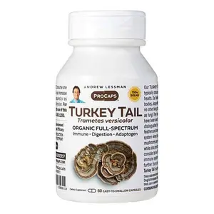 Andrew Lessman Turkey Tail Mushroom - 60 capsules