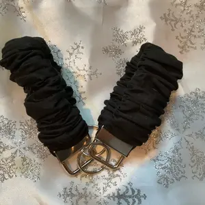 Black Scrunchie Key Fob