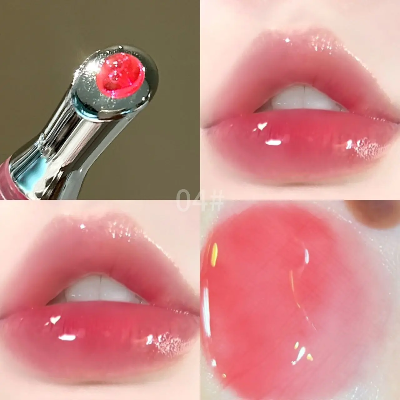 6-PC Glass Lip Oil Set - Lipgloss, Glass Lip Treatments, Plumper Formula, Non-Sticky 24-Hour Moisturizing Juicy Shine, Ideal Holiday Gift for Her, Fall Festival Cosmetic