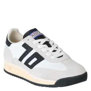 Back 70: BARKLEY JOGGER in WHITE BLACK Sneakers