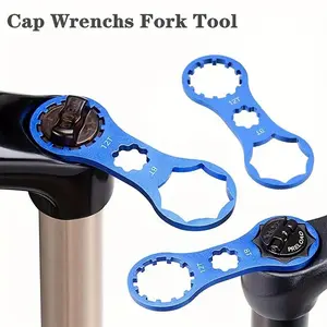 1pc Bike Front Fork Repair Tool For Suspension Forks Cap Removal And Installation Wrench Spanner For Mountain Road Bicycle MTB