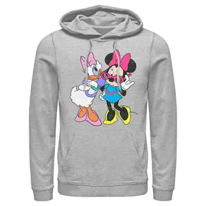 Men's Mickey & Friends Daisy Duck and Minnie Mouse Pull Over Hoodie