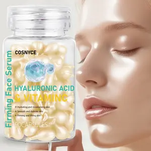 Cosnyce Firming Face Serum, Hyaluronic Acid Vitamin C Fullerene Retinyl Palmitate, Skincare, Youthful Skin Care Formula