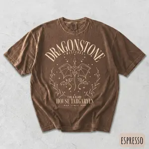 Comfort Color Dragonstone Shirt, Dracarys T-shirt, Westeros Dragon Tee, Unisex Graphic Tee, Full Size Range, Perfect Fit for Everyone, Made to Last, Durable Quality
