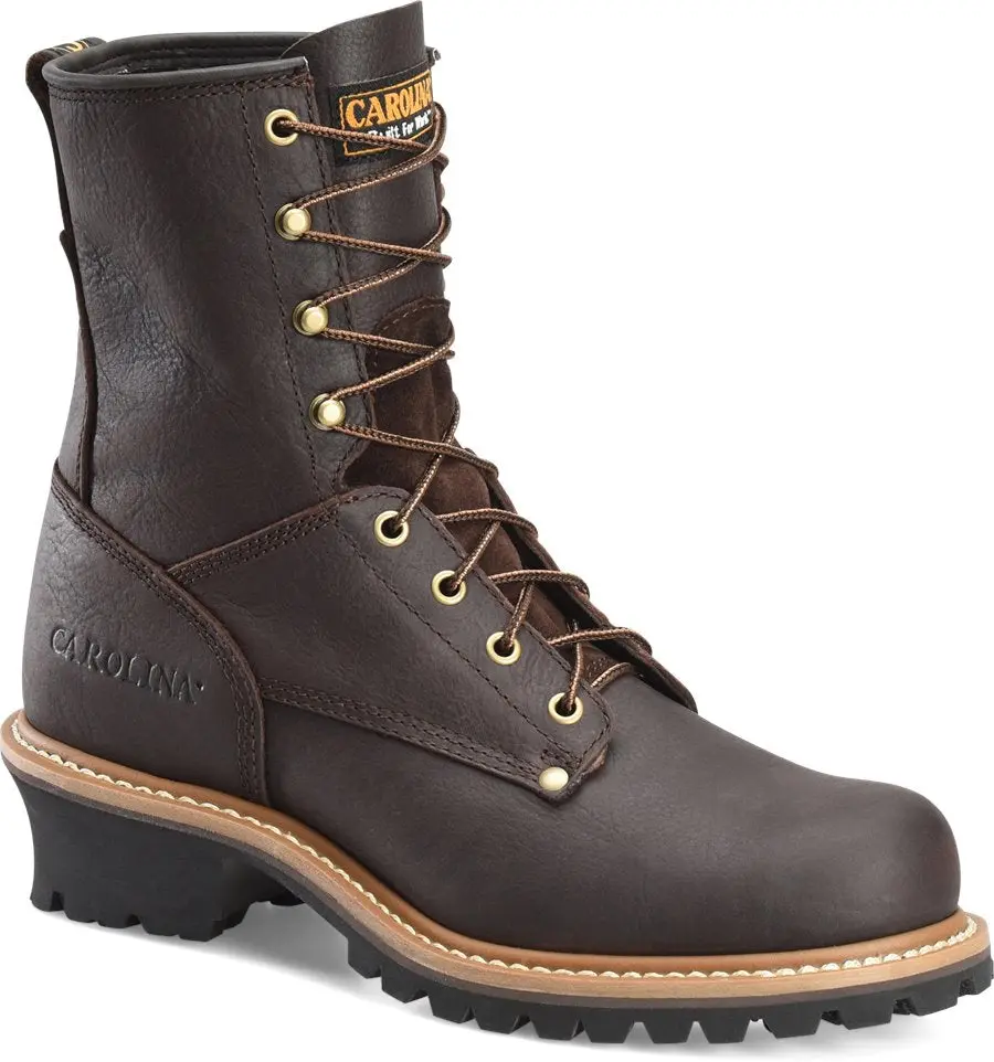 Carolina Elm 8 Inch Steel Toe Logger boot