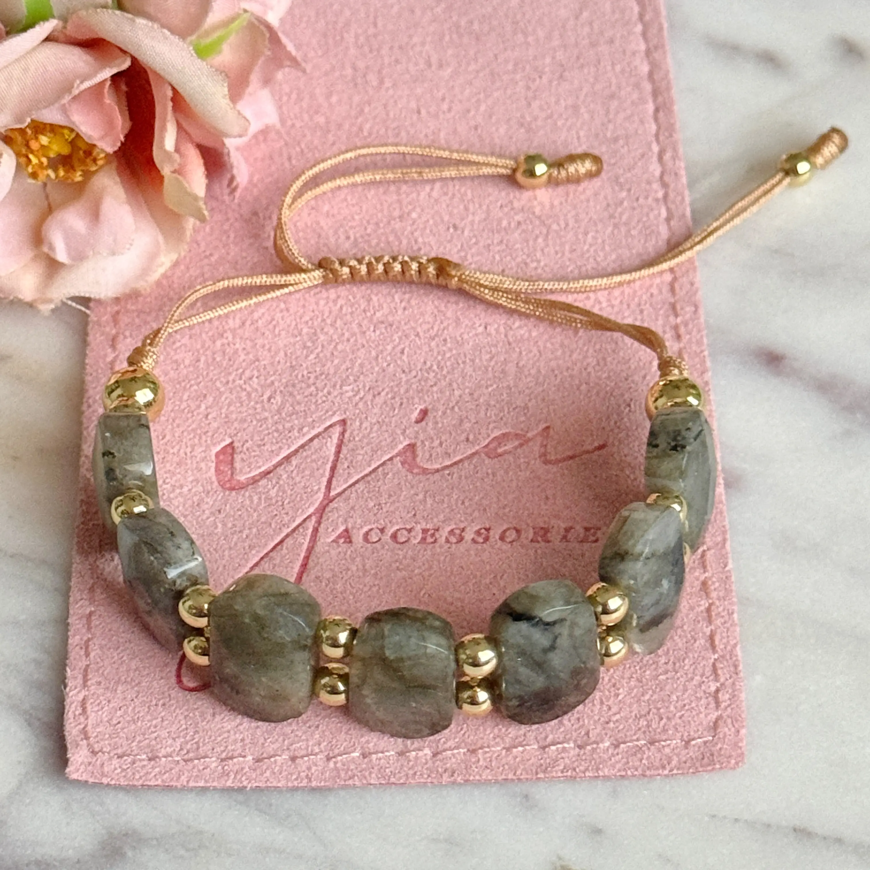 Labradorite Stone Bracelet Labradorite Stone Bracelet