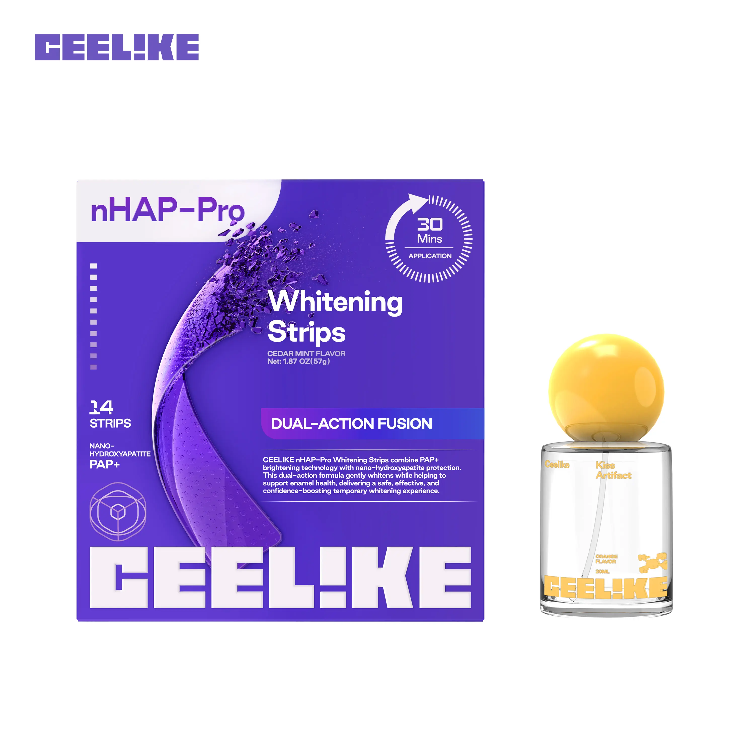 14 Strips+Orange Spray