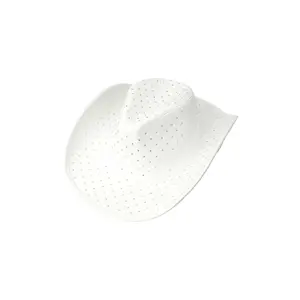 All Over Rhinestone Faux Suede Cowboy Hat