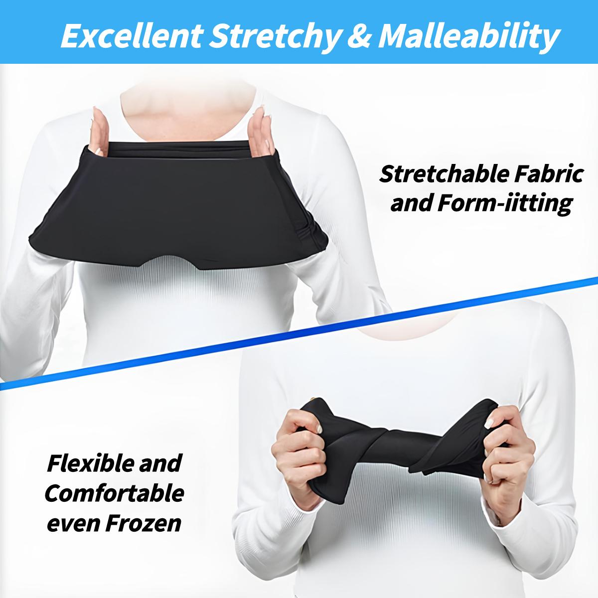 SGGUI Migraine Headache Relief Cap, Gel Ice Head Wrap, Hot and Cold Therapy, Headache Eyes Mask for Sinus, Puffy Eyes, Tension,Hangover and Stress Relief