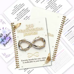 369 Law Journal, Spiral Bound Planner, Universe Energy Awakening Manual, 45-Day Manifestation Plan, Minimalist Cover Design, Spiritual Growth Practice Book, Includes 3-6-9 Programming Method, Positive Declarations and Emotion Tracking Pages, Goal Setting
