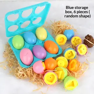 Shape Sorter Toy, 1 Box Colorful Egg Shaped Puzzle Toy, Early Education Shape Sorter Toy, Montessori Educational Toy for Kids