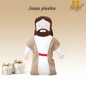Jesus Plush pillow, Bedside cushion, Soft and Cuddly stuffed toy for kids and adults, Lovely plush gift, Religious thanksgiving Christmas Christian baptism gifts, Easter gift, My first addiction toys, Stuffed toys for adults, Thanksgiving gift set, gifts