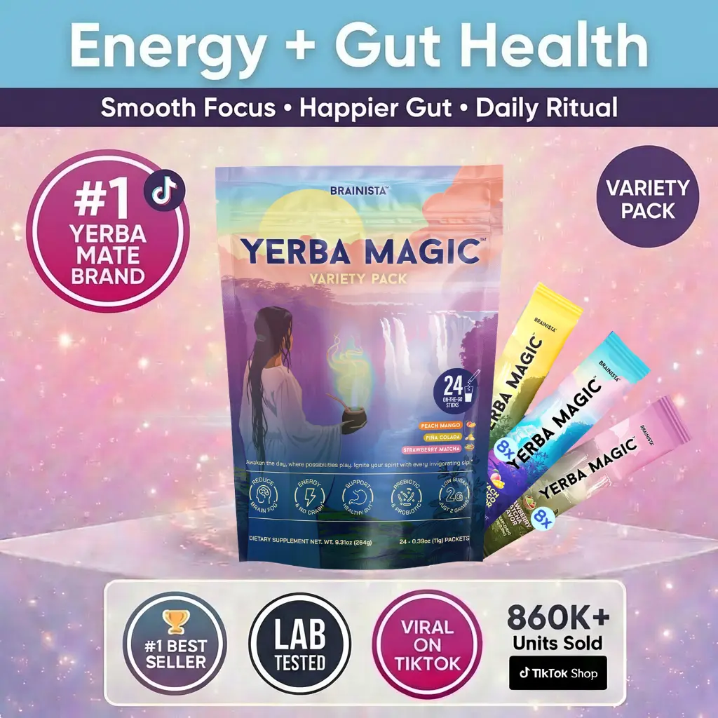 Yerba Magic - Yerba Mate Energy Tea Powder | Variety Pack (24 Stick Packs) Yerba Magic - Yerba Mate Energy Tea Powder | Variety Pack (24 Stick Packs)