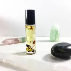 Essential Oil Blend with Crystals Frankincense Healthcare Therapy