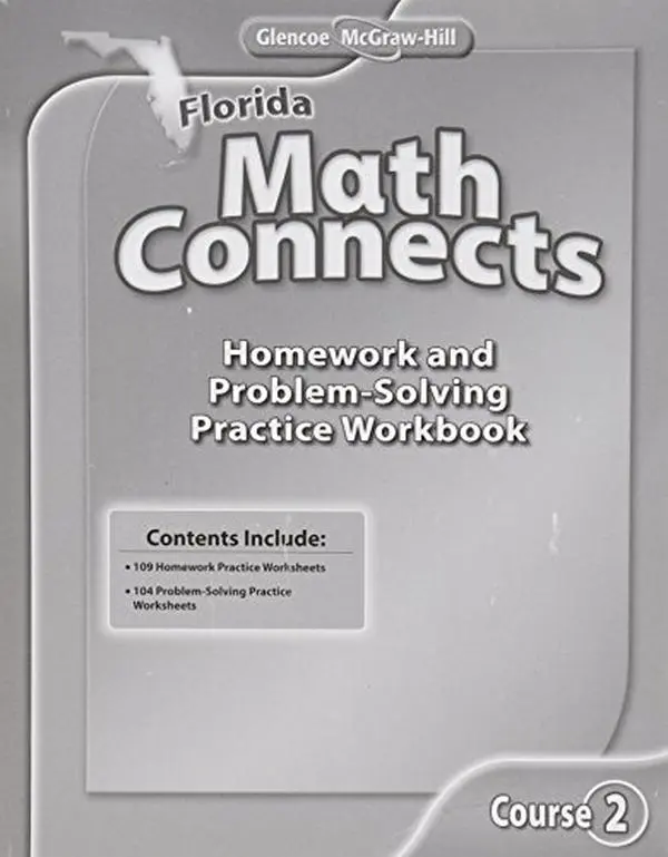 USED Book - Florida Math Connects: Course 2 by Glencoe (Paperback) - english