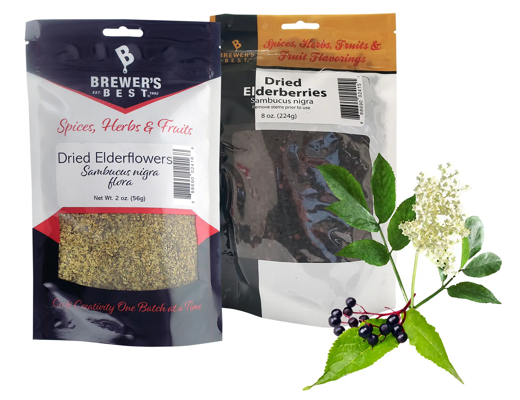 Home Brew Ohio - Home Brewing Flavor Bundle- Elderberry Elderflower