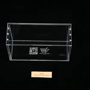 Acrylic Display Case for Magic The Gathering Booster Box W/ MAGNETIC LID