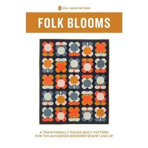 Folk Blooms Quilt Pattern by Pen + Paper Patterns
