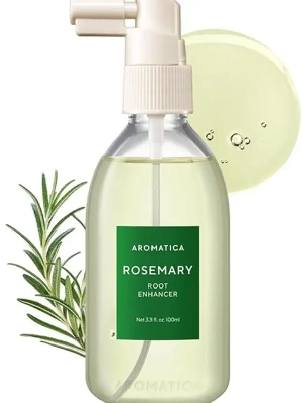 AROMATICA Root Enhancer Rosemary Water for Hair Growth spray | Rosemary hair oil & caffeine & biotin, Korean hair care for hair thinning & loss, free from silicone, paraben and sulfate
