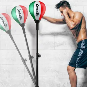 Vertical Boxing Ball Reaction Ball Improve Focus Ball Boxing Reflex Ball Boyfriend Gifts Free Adjustment Height Powerful Suction Adjustable HeightDecompress and Vent High Speed Rebound Cup Base Mute and Not Disturb the Public