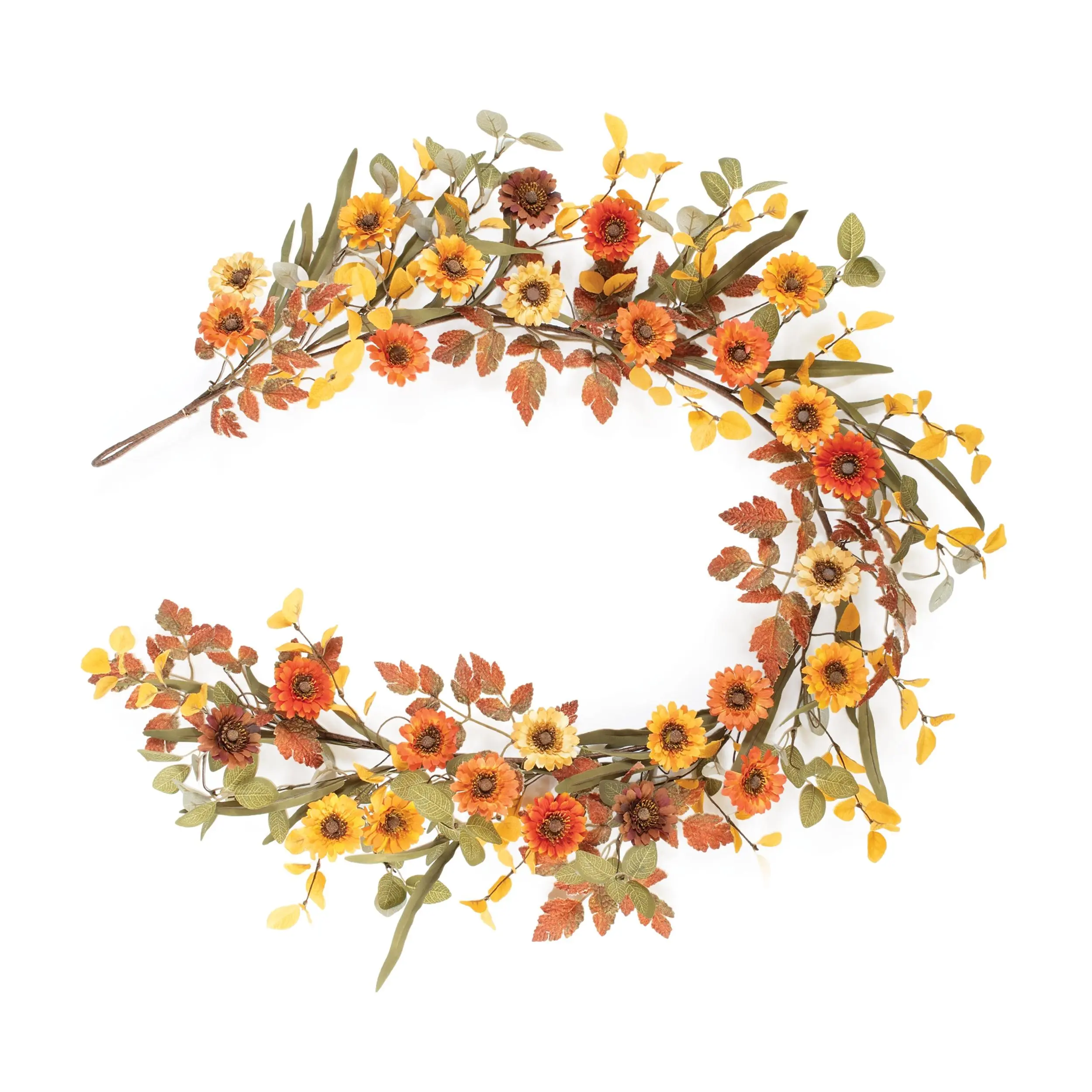 Mixed Gerbera Daisy Garland 5'L