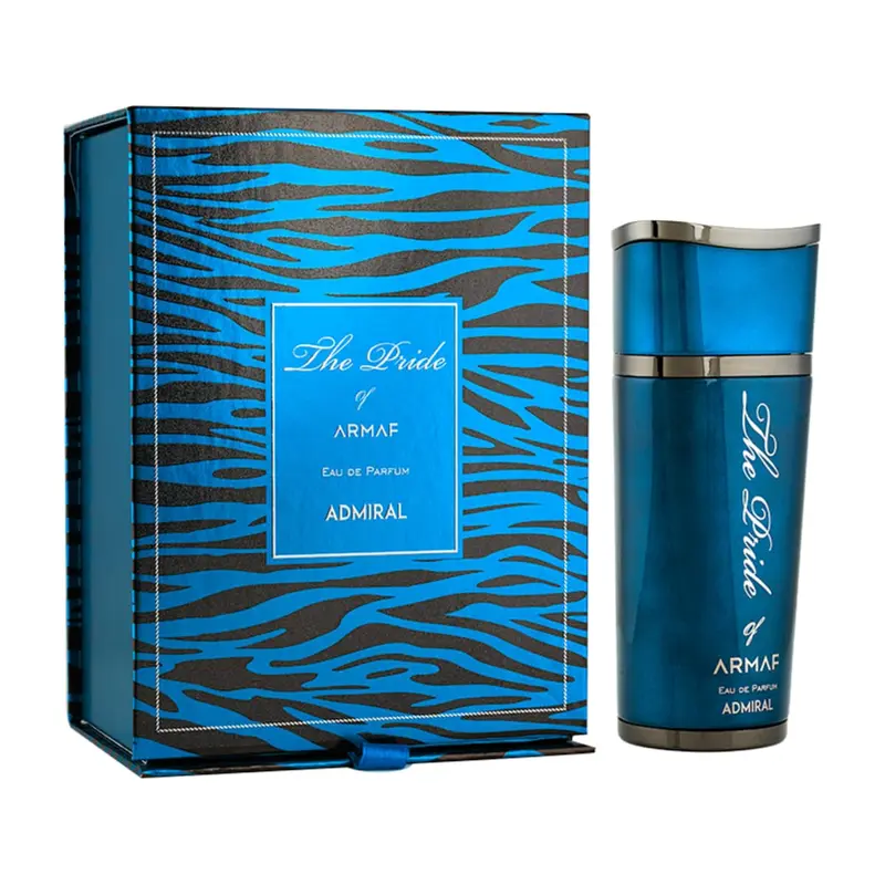 ARMAF Admiral Eau de Parfum Spray for Men - 3.4 Oz Bold Scent Spicy Woody Fragrance with Vanilla, EDP Perfume Spray Single Item (Unisex Fragrance Option)