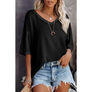 Canyon Waffle Knit Top