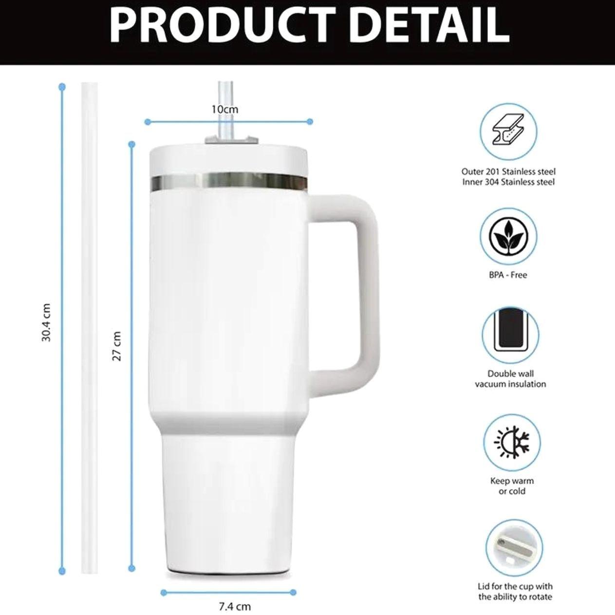 Winchester Tumbler - Super natural Inspired - 40oz Black/White Tumbler, Movie Fan Gift Cup