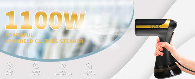 GUMK Clothes Steamer, Handheld Garment Steamer, 15s Fast Heat-up, Remove Wrinkles Quickly, for Travel, 300ml Removable Water Tank appliances clothes