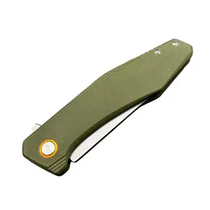 Premium D2 Steel Multi-Purpose Folding Tool with G10 Anti-Slip Handle - Versatile Heavy Duty Utility Gear for Outdoor Camping, Hiking & Home Kitchen Tasks