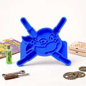ZaveryVerse Donatello TMNT Official Nickelodeon Licensed Silicone Mold | TMNT Collection #3 | BPA-Free Food Grade | Chocolate, Resin, Candles, Soap, Pancakes | Collectible Gift for TMNT Fans