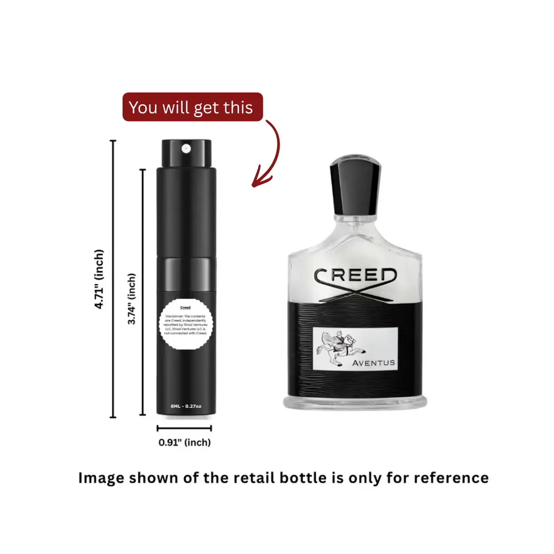 Creed Aventus for Men 8ml / 0.27oz – 100% Original Authentic Decanted Perfume Spray Creed Aventus for Men 8ml / 0.27oz – 100% Original Authentic Decanted Perfume Spray
