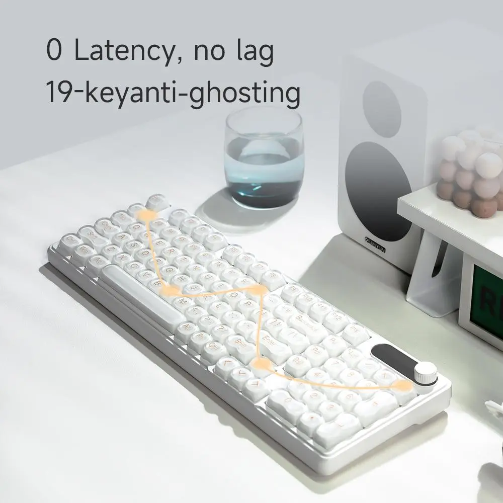 FURYCUBE IP98 Keyboard - 98 Keys Gradient Side-Engraved, Tri-Mode