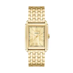Fossil Men's Carraway Three-Hand, Gold-Tone Stainless Steel Watch