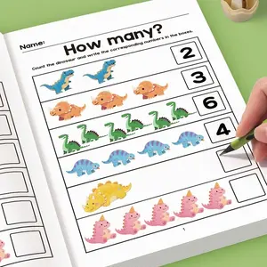 New Interactive Pre-school Mathematics Workbook: Digit tracing, addition and subtraction exercises, early childhood education activities, preparatory courses, for home or classroom use - Educational book on digit recognition and basic arithmetic skills, w