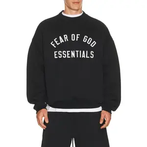 Fear of God ESSENTIALS 90'S Crewneck Sweatshirt in Vintage Black