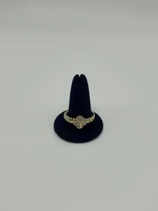 14K Gold Vintage Clover Signet Ring