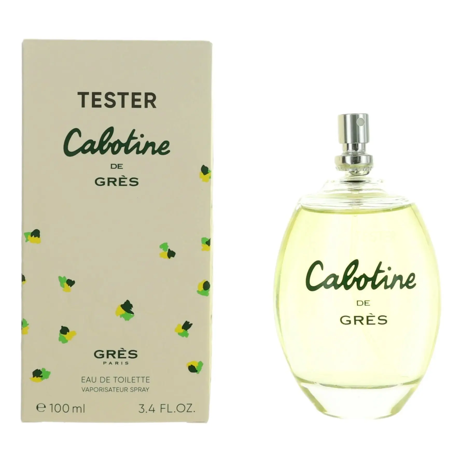 Cabotine by Parfums Gres Women's Fragrance - 3.4 fl oz EDT Spray (TESTER), Feminine Women's Fragrance with Dreamy Floral Musk, Long-Lasting