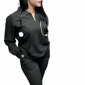 Trendy Long Sleeve Scrub Top - Ivy Collection