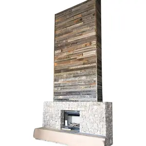 Rustic Reclaimed Barn Wood Accent Paneling, Real Wood Planks for Wall Application, 8 Square Feet